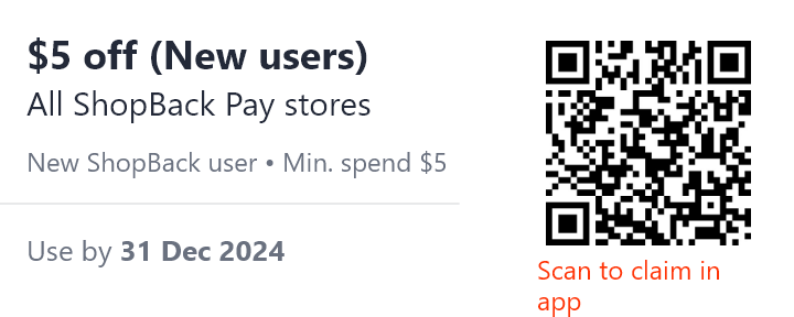$5 off new pay user