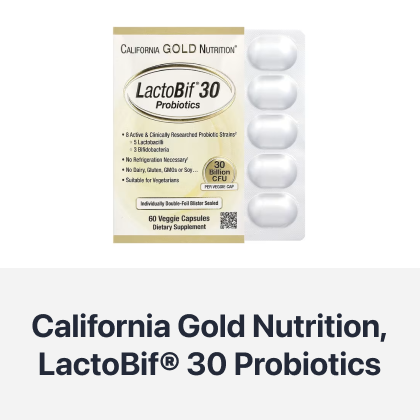 California Gold Nutrition, LactoBif® 30 Probiotics