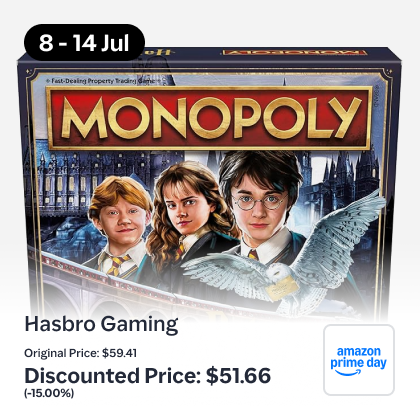 Monopoly Harry Potter Edition Board Game